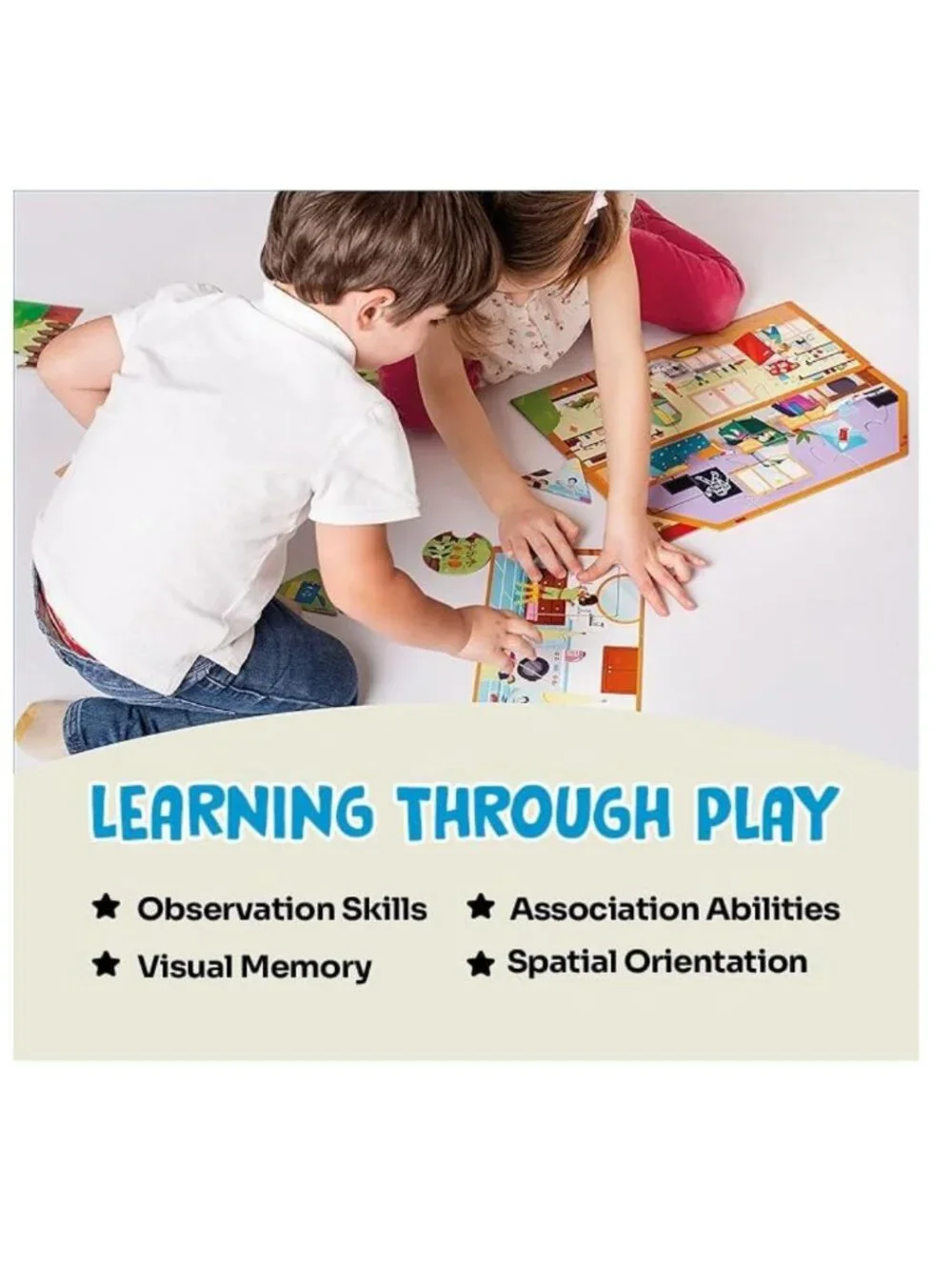 My Eco House 2-In-1 Jumbo Puzzle Educational Game For Kids Ages 3+